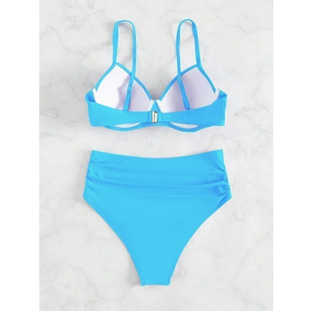 Ocean Blues Push Up Bikini Swimsuit